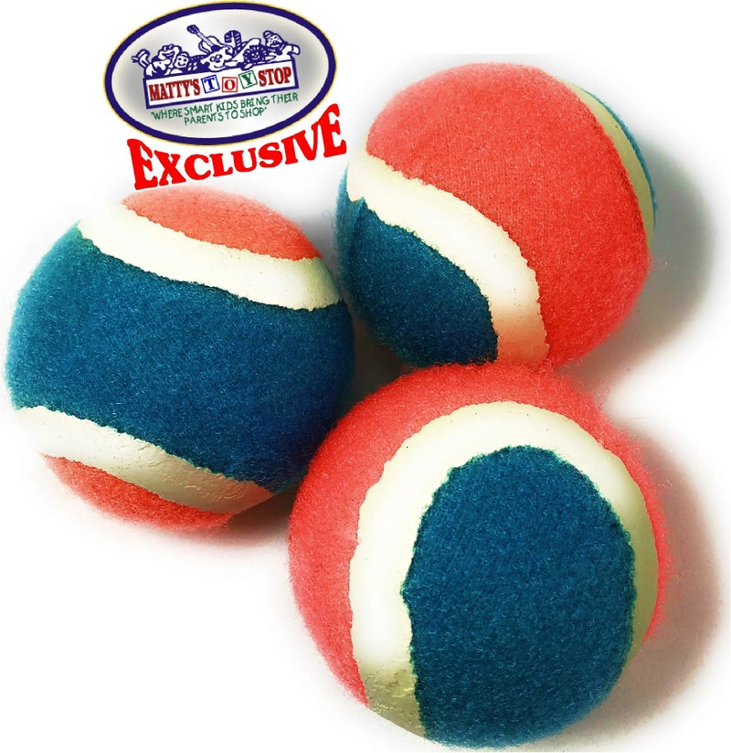 Matty's Toy Stop Deluxe Toss & Catch (Hook & Loop) Tropical Colors Paddle Game Set with 4 Paddles, 3 Balls & Storage Bag - Classic Outdoor Game, Perfect for The Beach, Backyard or in The House! - Image 5